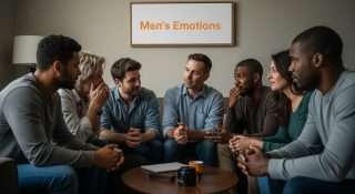 men sharing emotions
