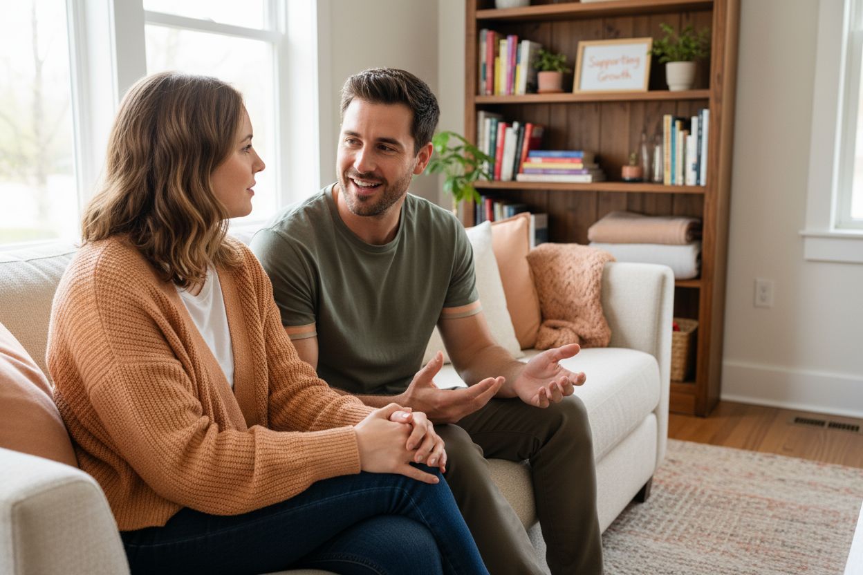 wife husband support growth